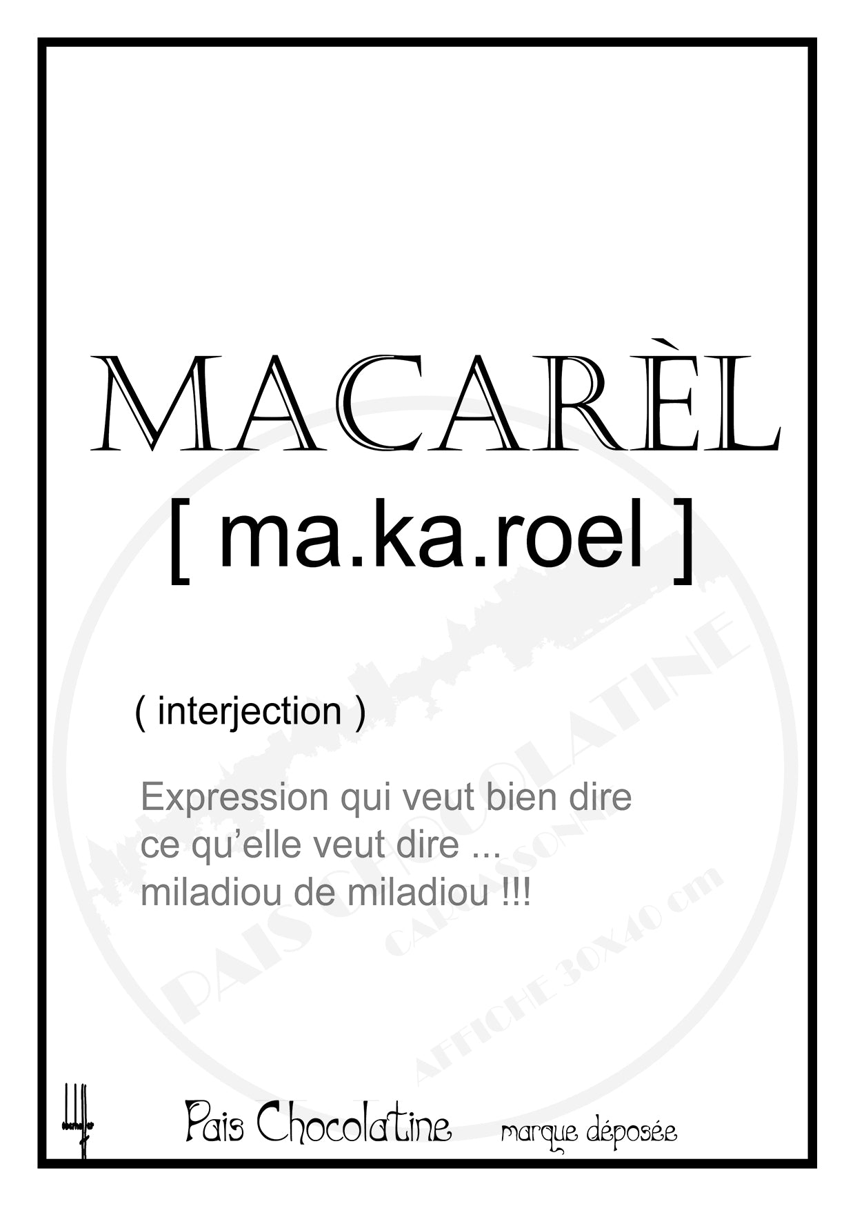 Macarèl – L’Exclamation Occitane Pleine de Couleur