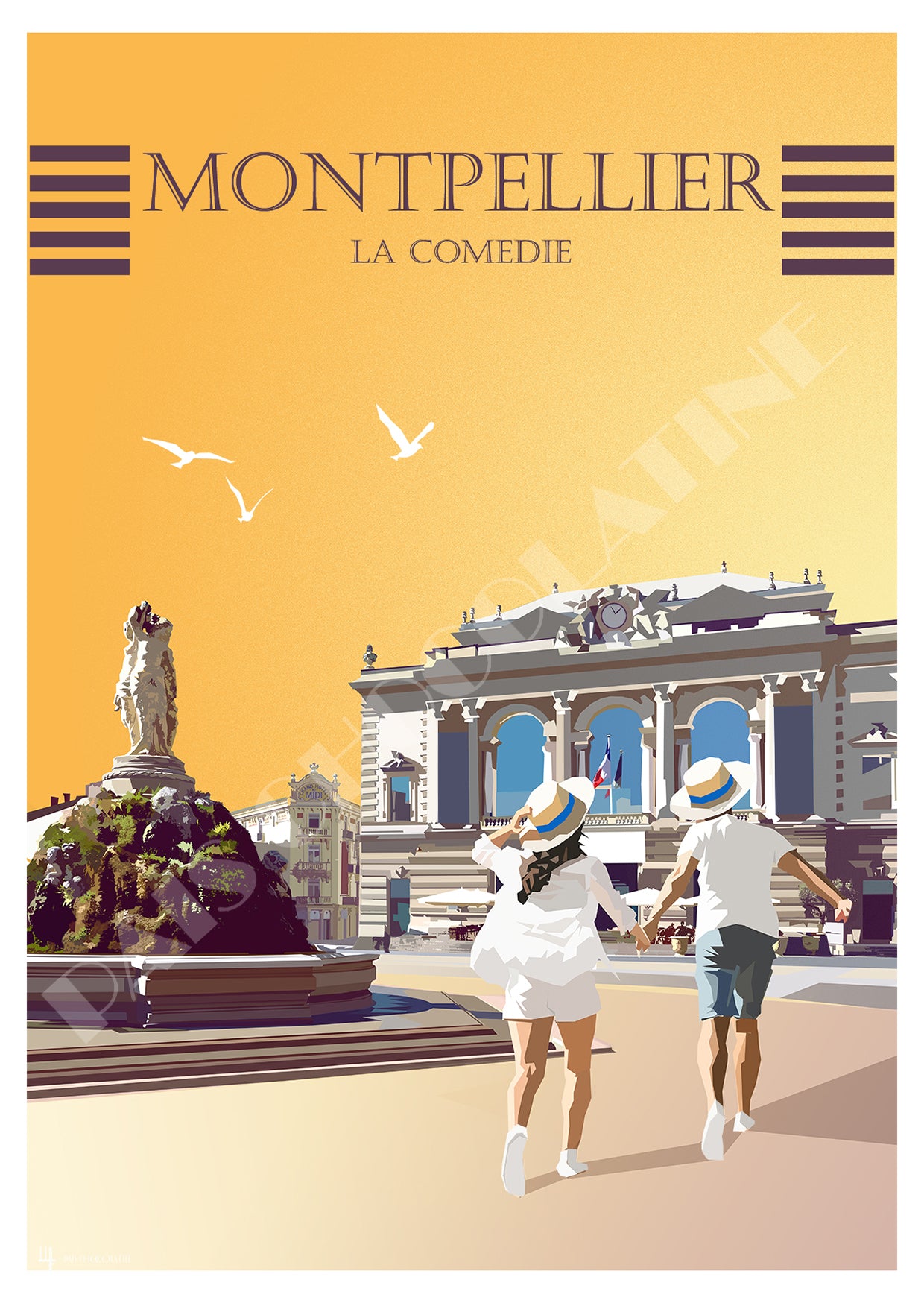 Montpellier – Place de la Comédie