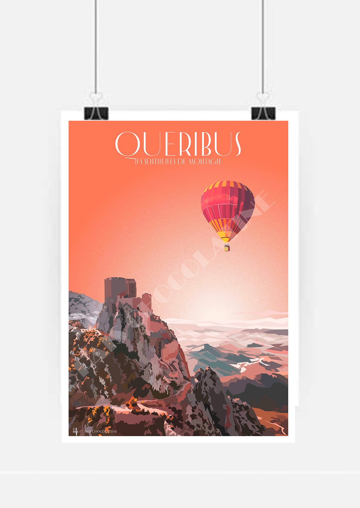 🏰 Quéribus – The Castle Suspended between Heaven and Earth 🌅🎈